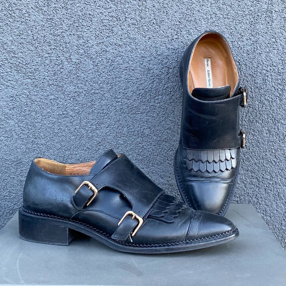 & Other Stories Black Brogue Oxfords